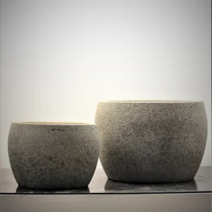2767 EGG POT FLAT GREIGE
