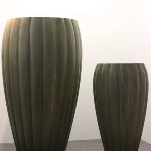 2977 Γλάστρα ψηλή Tulip Vase Stone brown