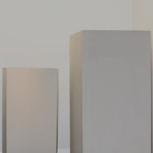 7119 Γλάστρα fiberstone High Box λευκό